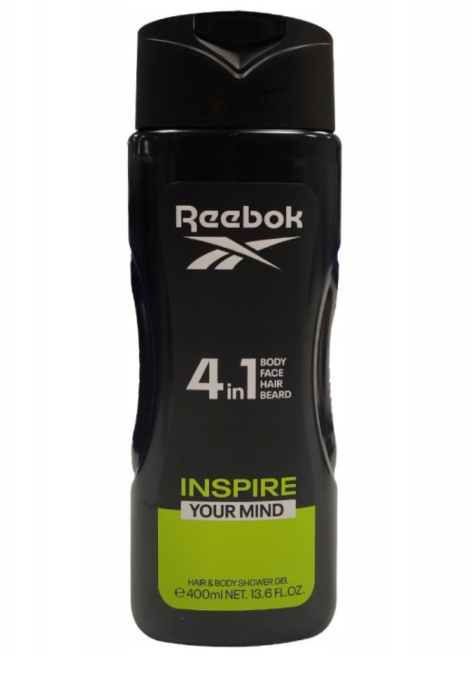 Reebok чоловічий гель для душу Inspire Your Mind 4-в-1. 400 мл