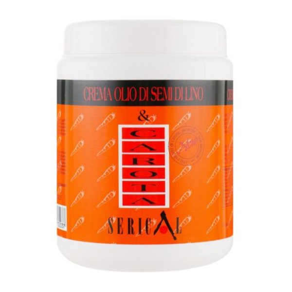 Serical Carota Маска для волос с экстрактом моркови и масла семян льна 1000 ml