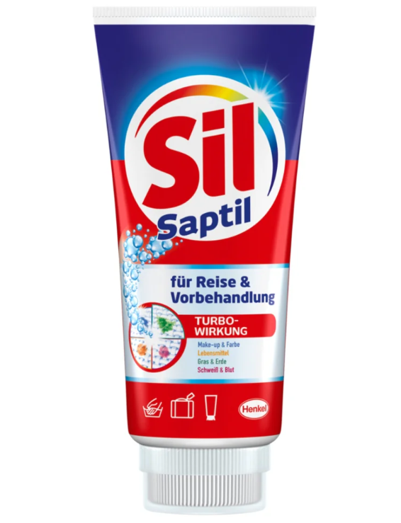 SIL универсальный пятновыводитель с кисточкой - аппликатором 200мл