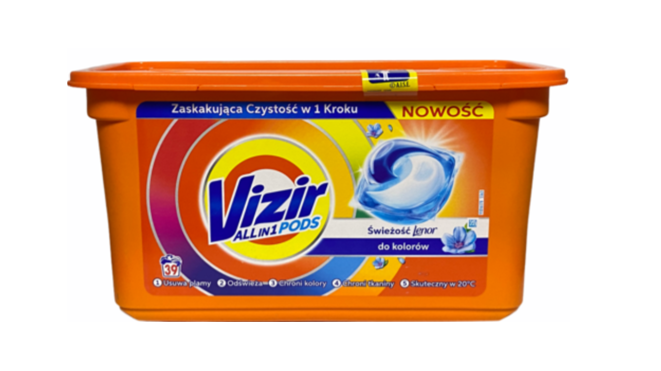 Vizir капсули для прання Color 39 шт